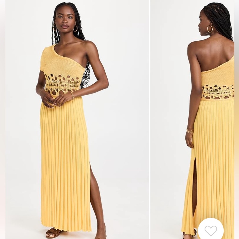 Christopher Esber Crochet One Shoulder Dress - Picture 2 of 2